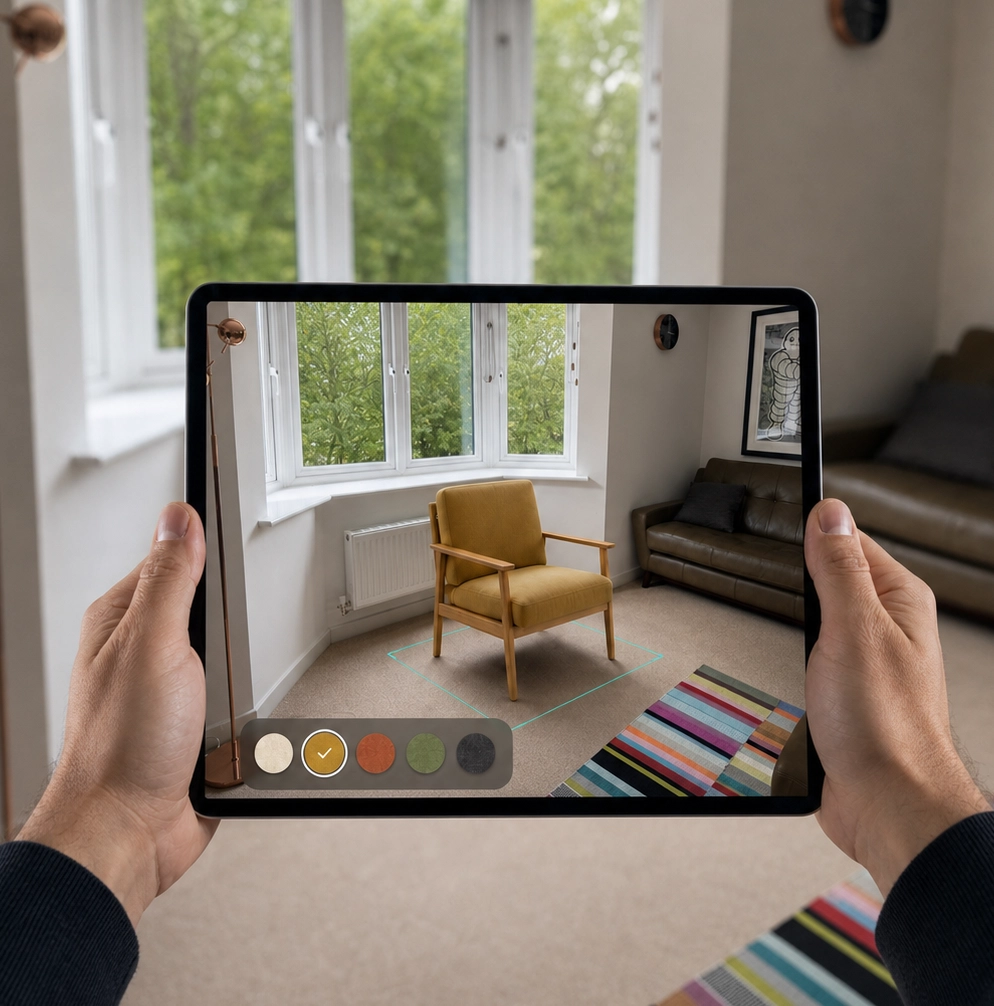 Furniture placement in AR