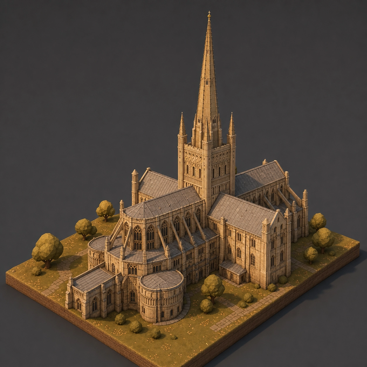 Norwich Cathedral 3D model