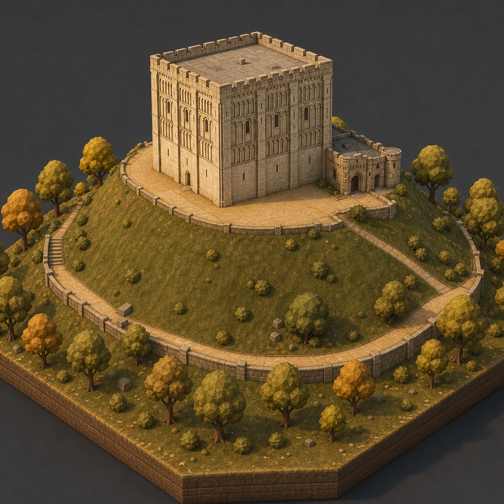 Norwich castle model